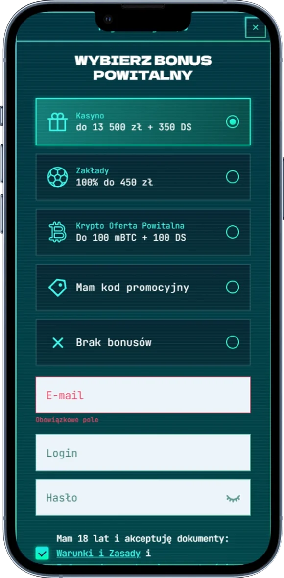 Rejestracja w PowerUp Casino