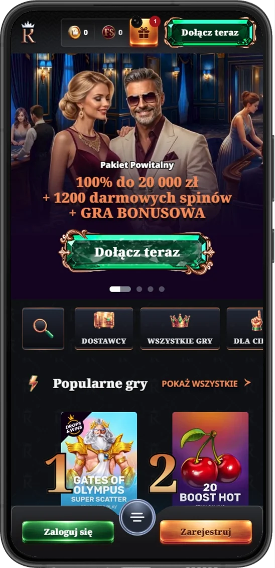 Zrzut ekranu RoyalXO na smartfonie z systemem Android