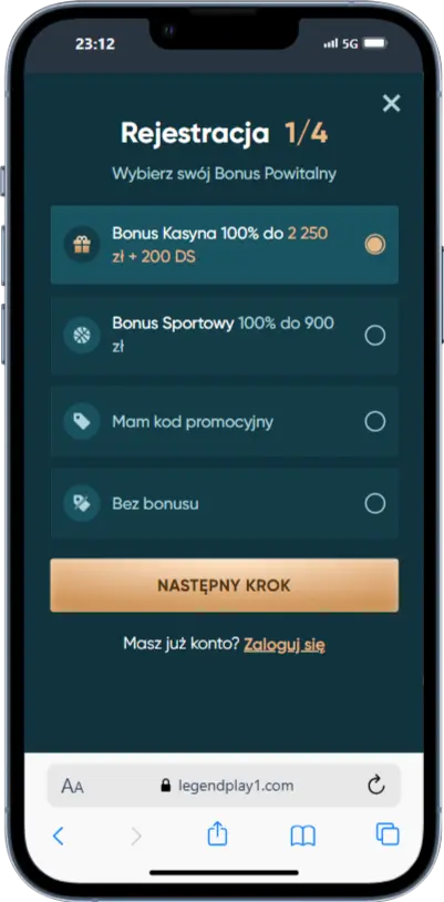 Rеjеstrасjа Legend Play Rеjеstrасjа w Legend Play