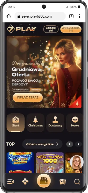 Mobilna wersja SevenPlay