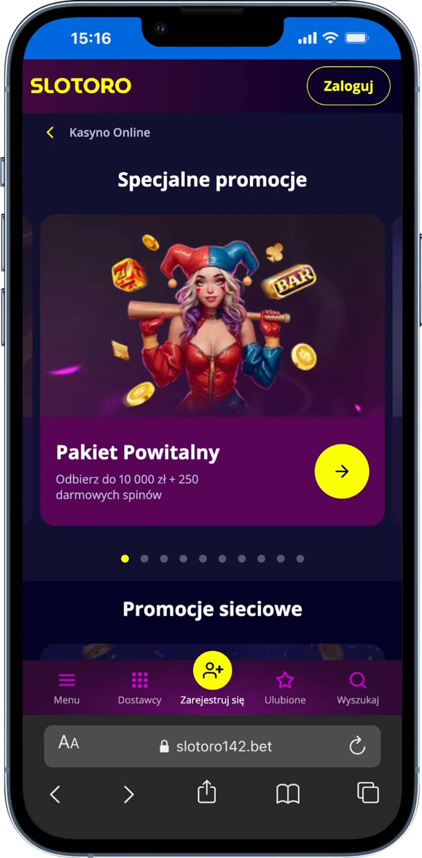 Kasyna Slotoro w Polsce