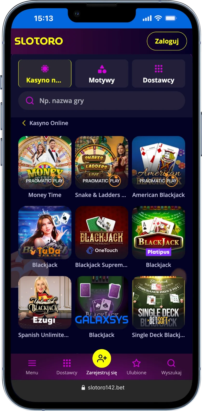 Slotoro - Kasyno na żywo