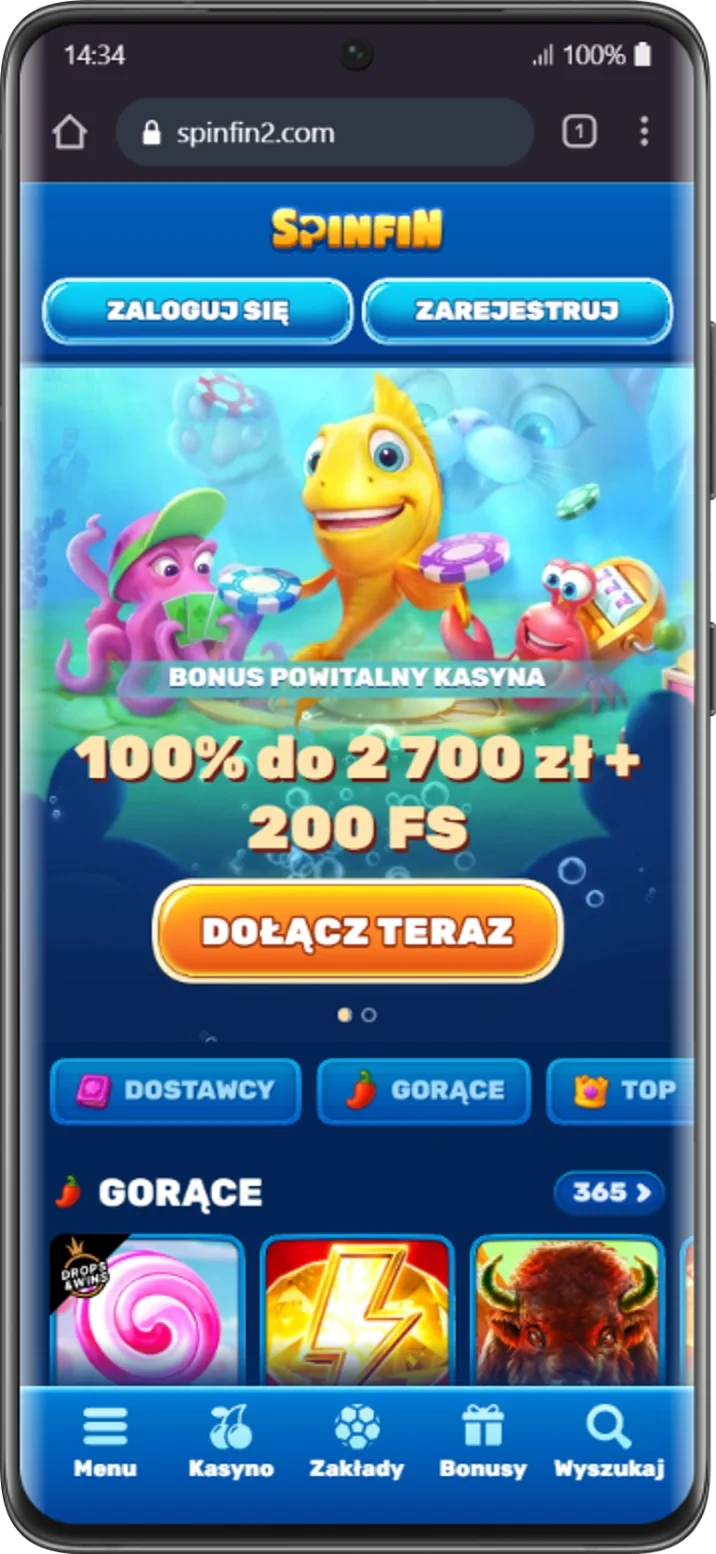 Wersja mobilna Spinfin