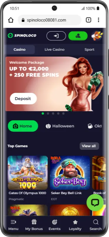 Wersja mobilna Spinoloco