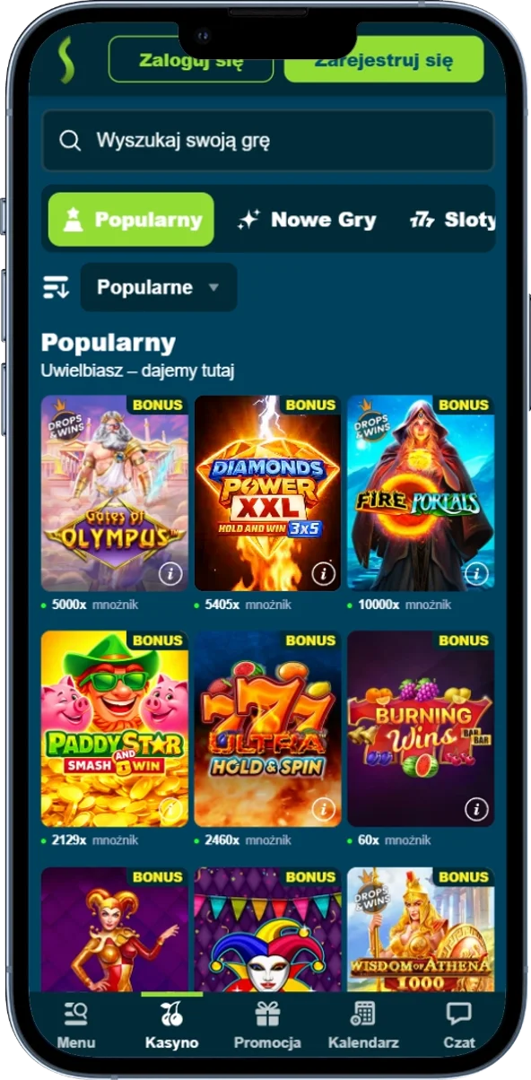 Katalog gier dostępnych w Stakemania