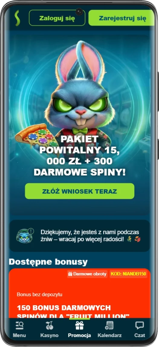 Mobilna wersja Stakemania w przeglądarce na Androidzie