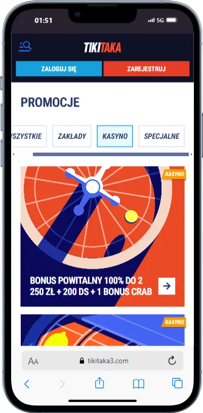 Bonusy Tikitaka Bonusy w Tikitaka
