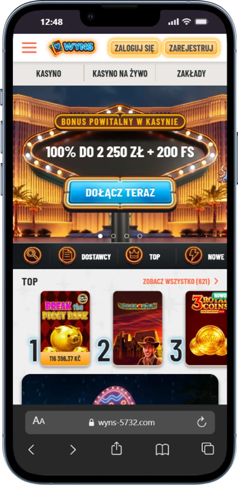 Strona główna kasyna online Wyns