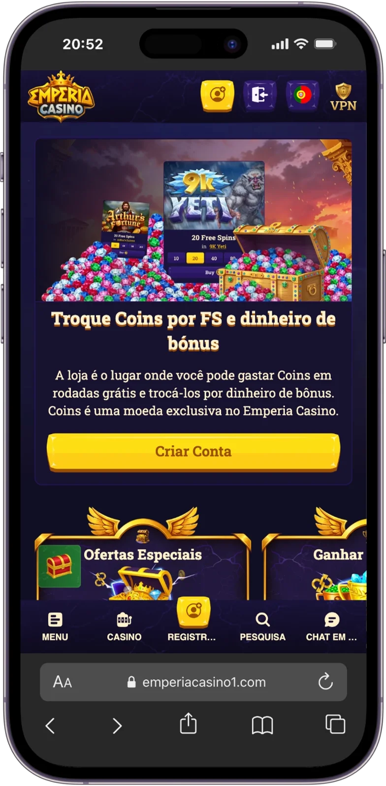 LOJA do Emperia Casino