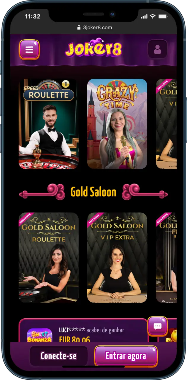 Joker8 Casino ao vivo