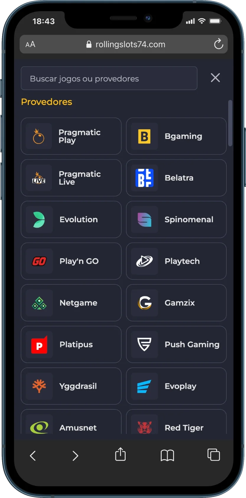 Rolling Slots Casino