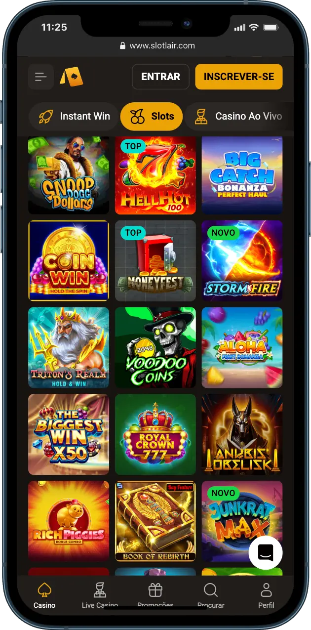 SlotLair Casino Máquinas caça-níqueis