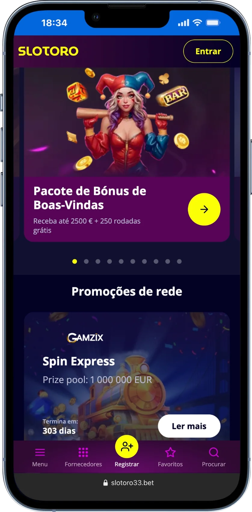 Slotoro PT Casino Programa de bónus