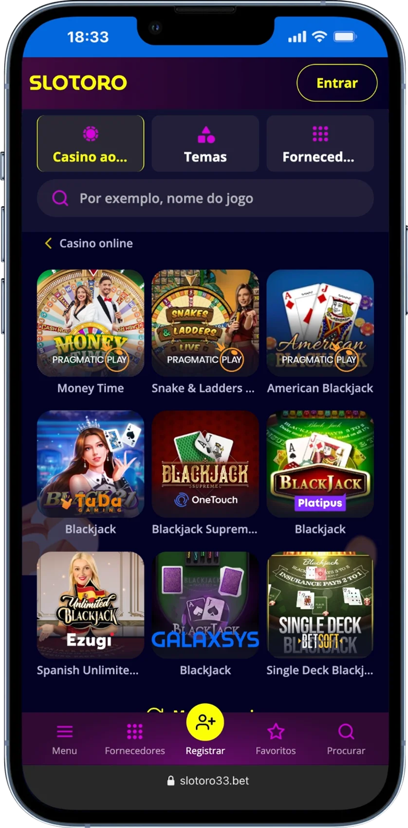 Slotoro PT Casino Live