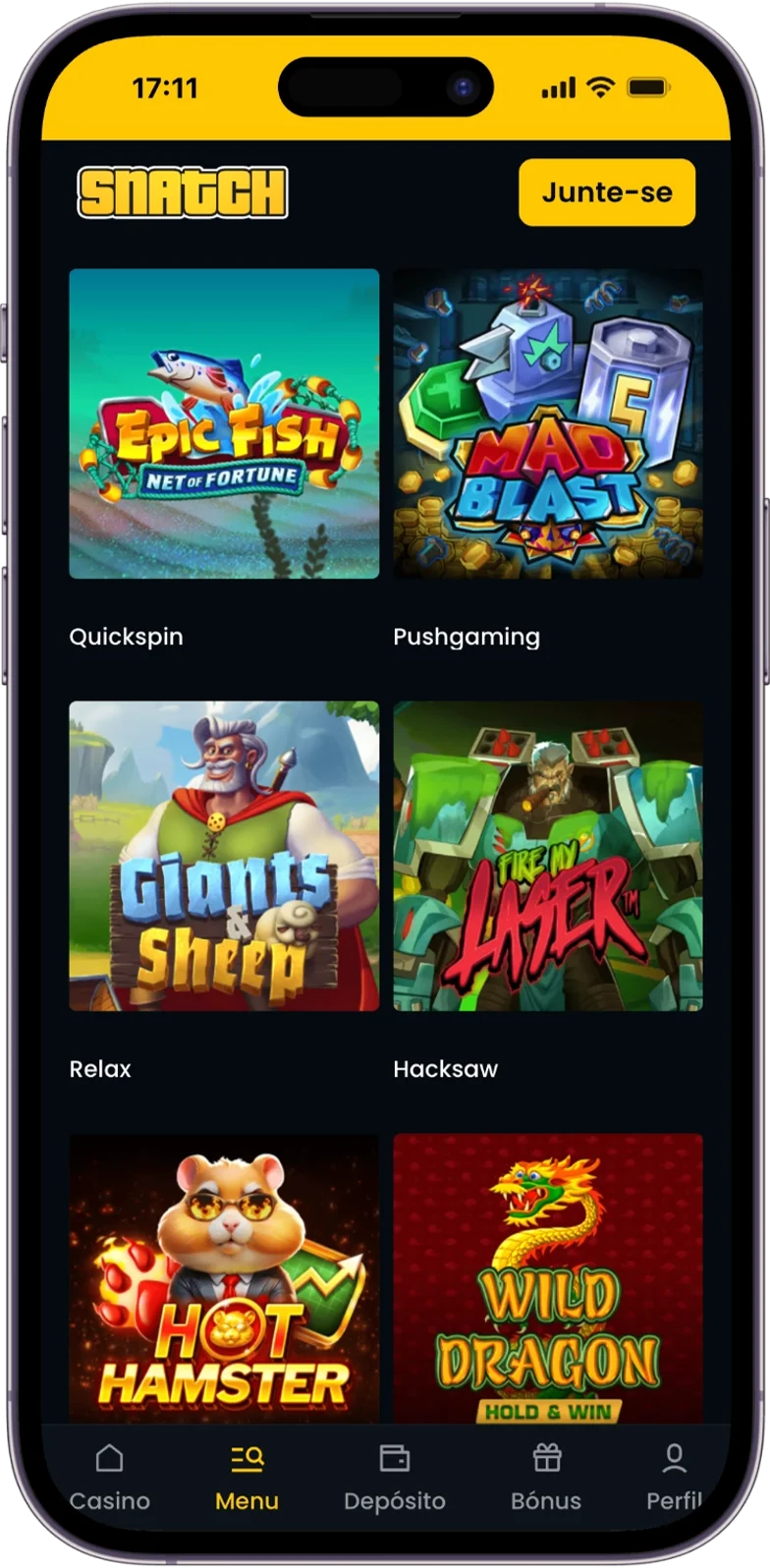 Slots do Snatch Casino
