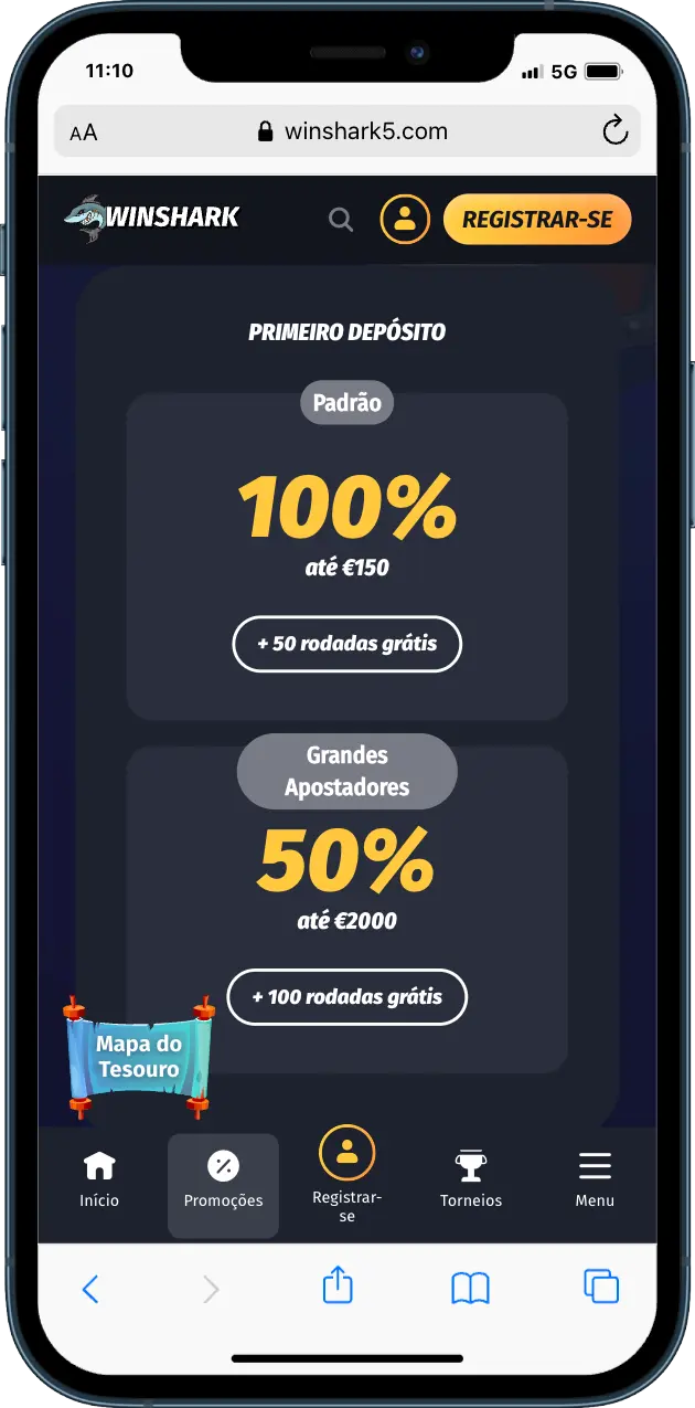 Winshark casino Bonus