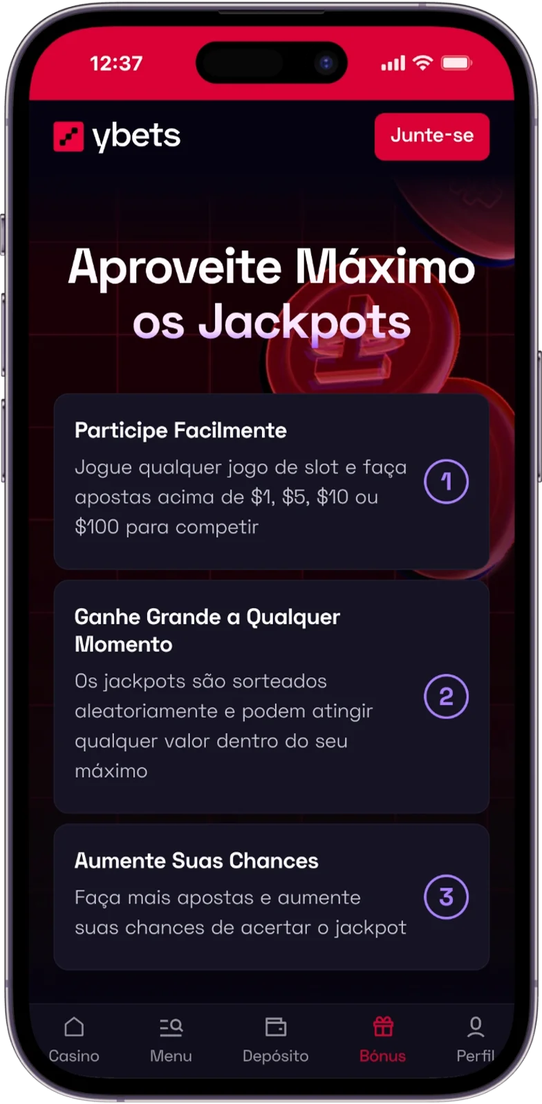 Jackpot do YBets Casino