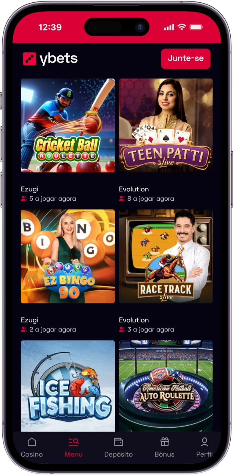 Live Casino do YBets Casino