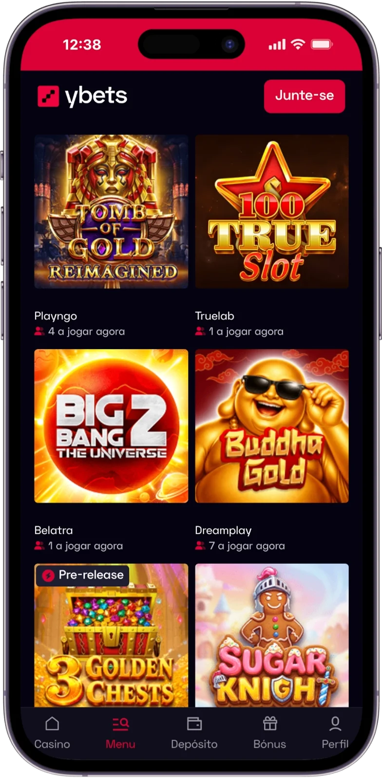 Slots do YBets Casino