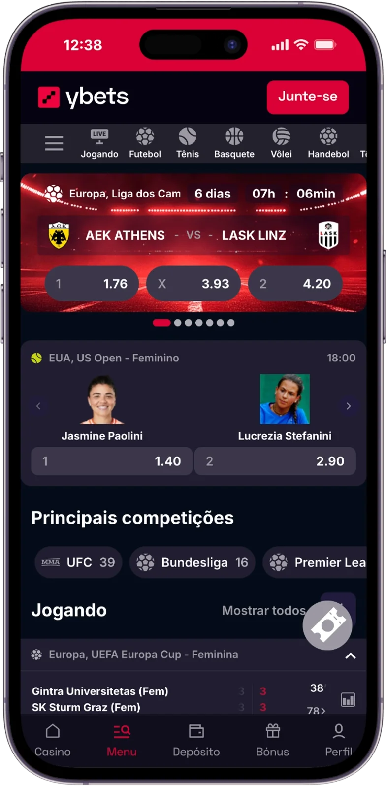 Apostas Desportivas do YBets Casino