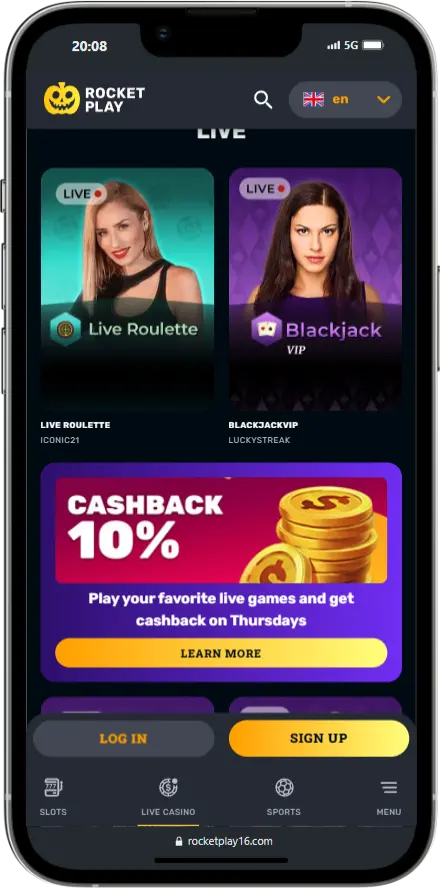 Rocketplay Live Games Rocketplay Live Games
