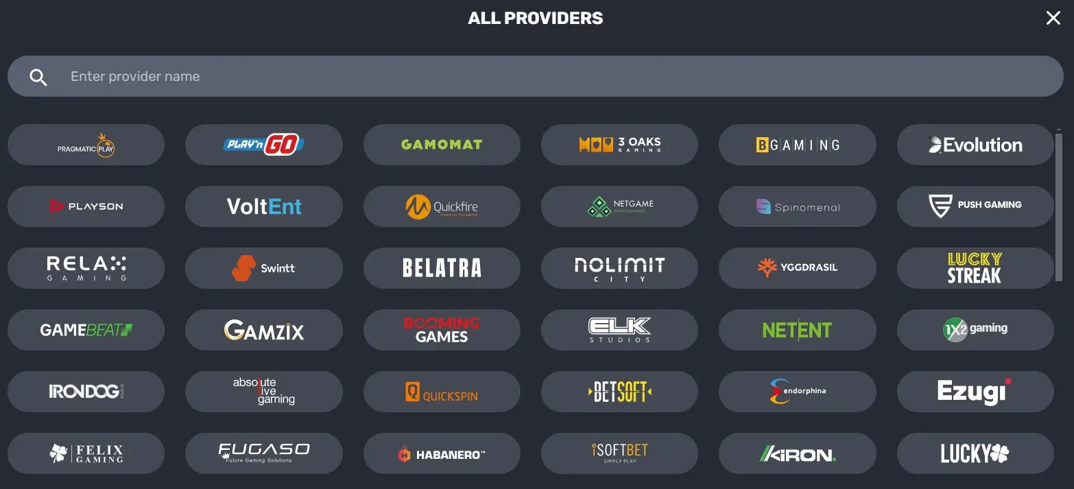 Rocketplay Providers Rocketplay Providers