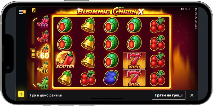 демо игра Демо игра Burning Chilli на Slotoking