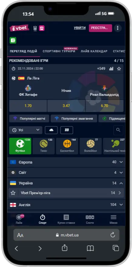 Спортивные ставки на сайте VBET Спортивные ставки на сайте VBET