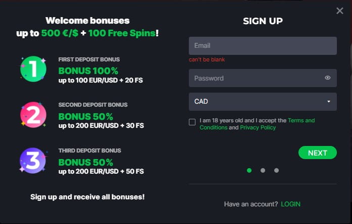 Kosmonaut registration Kosmonaut registration