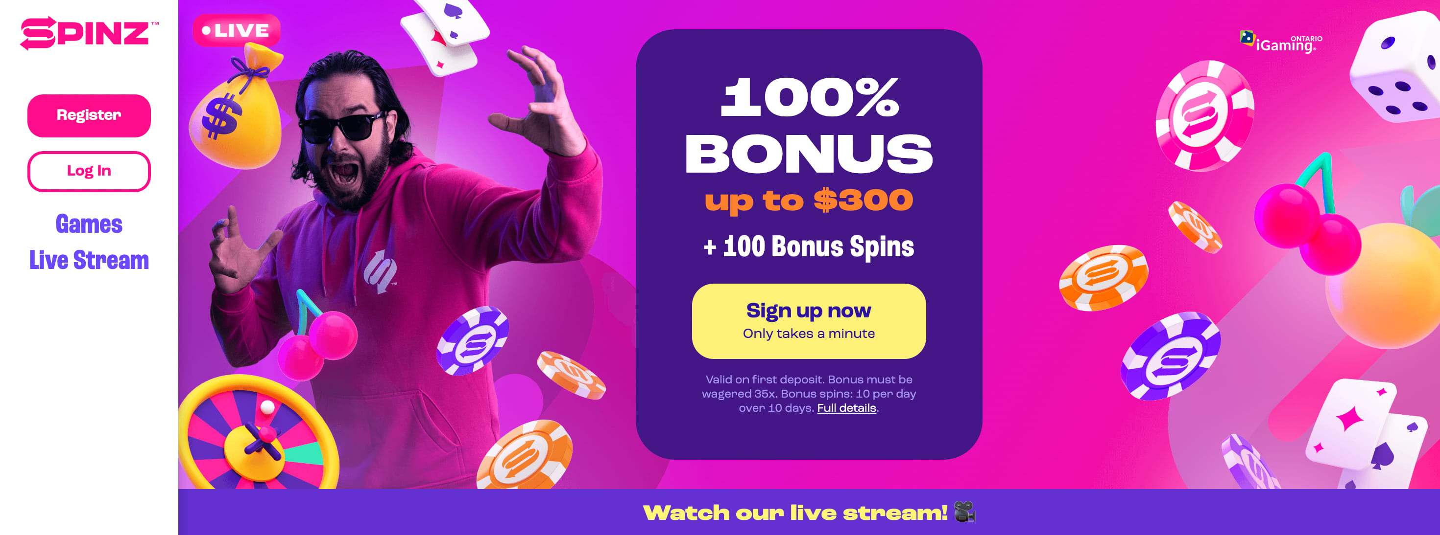 Spinz casino official